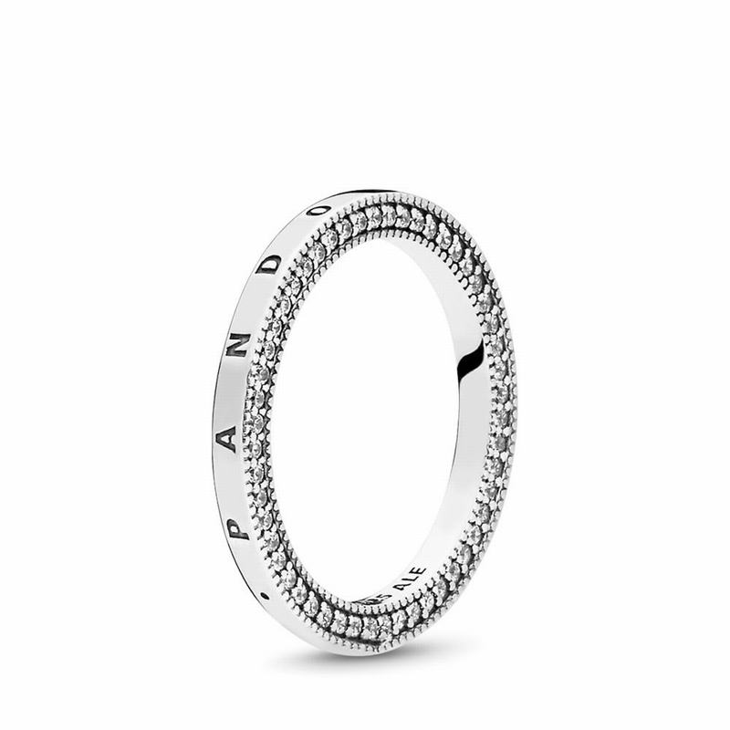 Anillos Apilables Pandora Signature Inima Argint (L2ughoFR)